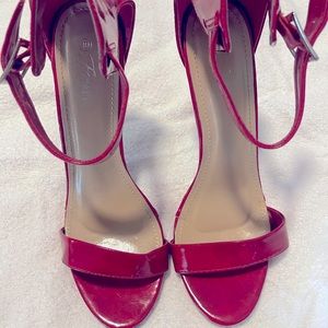 Forever strappy 4 1/2 inch stiletto.